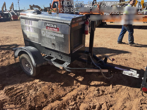 2022 Shindaiwa DGW400MDL Kubota D902 Engine, 23 HP, Dual Op Welder, Wire, Arc, Droop Stick, Tig, and CC Stick Functionality, Simulphase, 3 Phase and 1 Phase Gen Output, Single Axle NB Trlr, Slr Trckl Chrg 12V 12W, Fire Ext