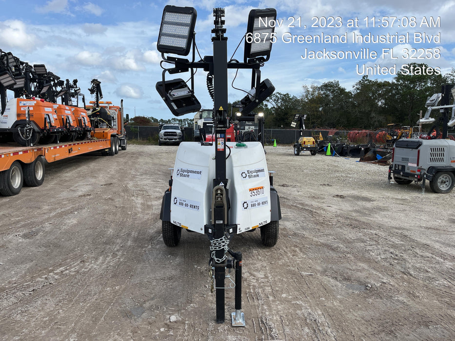 2023 Generac MLT2 Diesel, Flex Switch 120V Input, Powerzone Controller, (4) 320W LED Lights, 4kW Generator, 39.9 Gal Fuel Tank, 2" Ball, T3