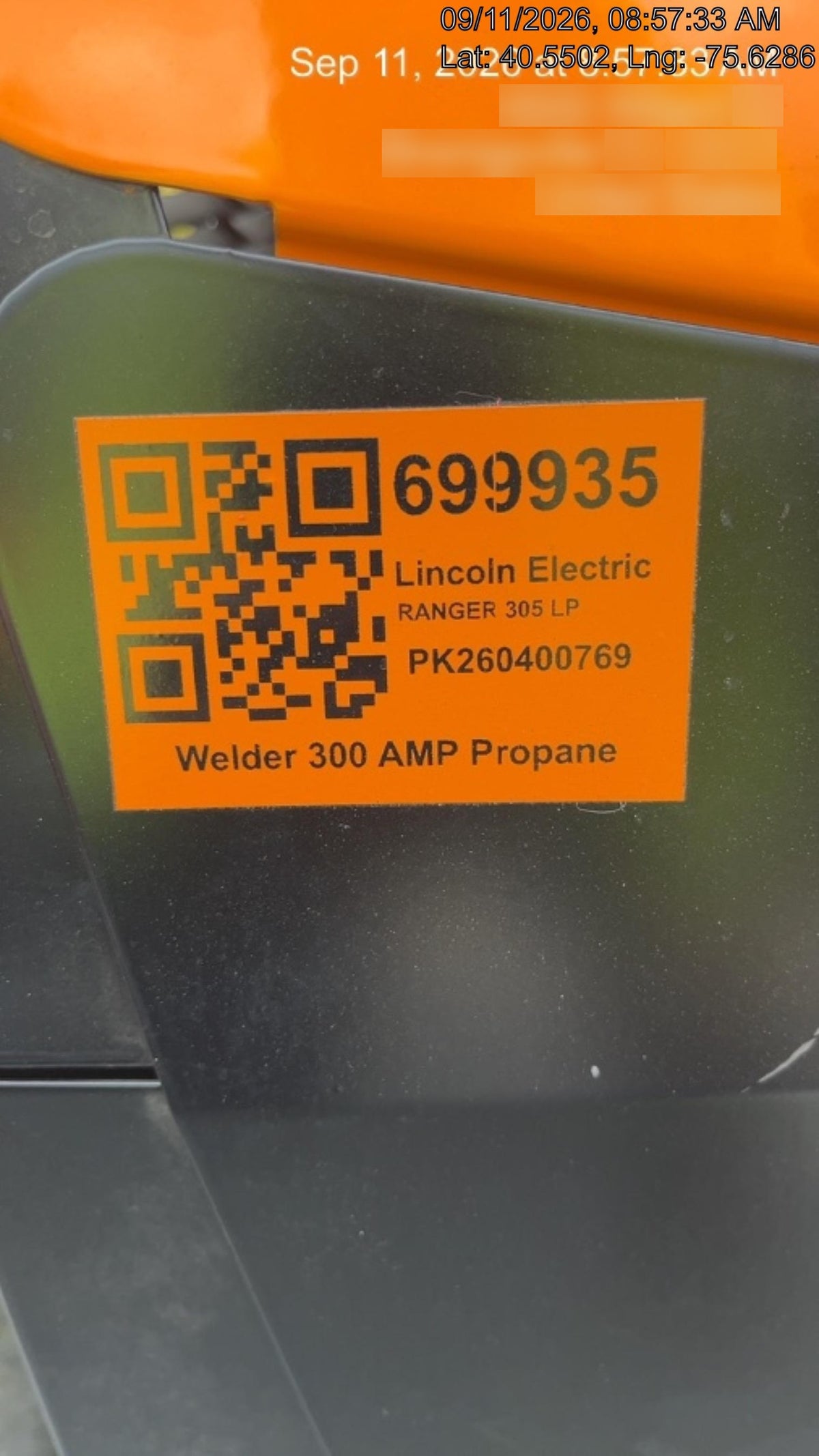 2026 LINCOLN ELECTRIC Ranger 305 LPG