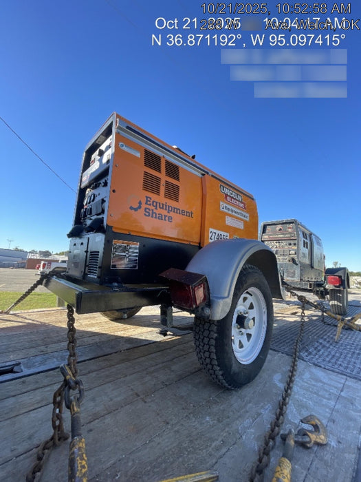 2022 Lincoln Electric LE400 Kubota V1505, Trlr, Cable Rack, Light Kit, ES Decals, T3