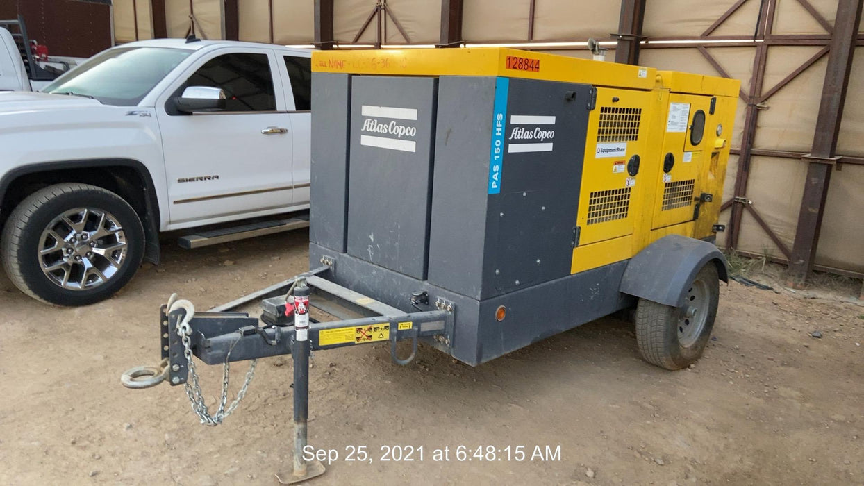 2020 ATLAS COPCO PAS 150 HF CS Enclosed