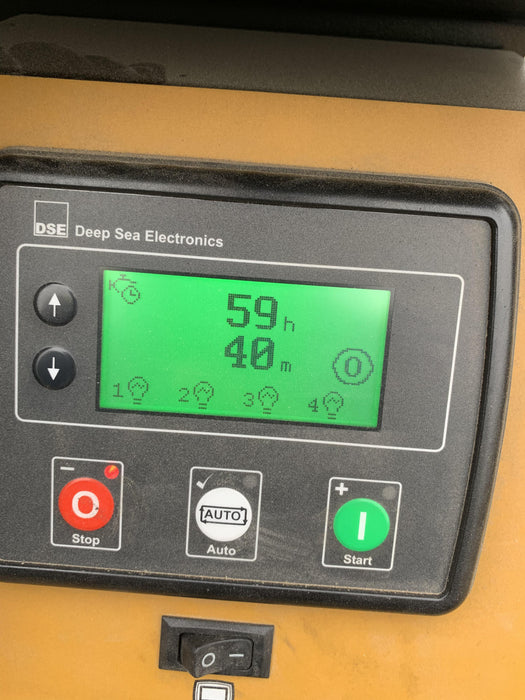 2022 Allmand NLV3GR (4) LED Light Fixture 350W, 23' Vertical Mast, 3kW Prime, Towable, Deep Sea L401, Leveling Jacks, Yanmar T4F 5.8hp