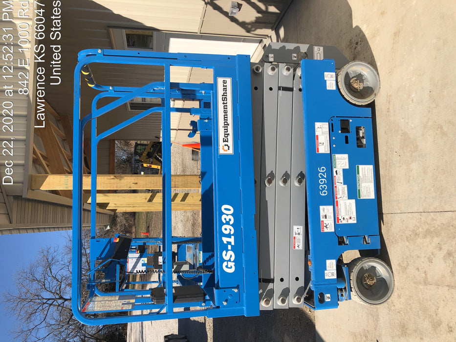 2020 Genie GS-1930 Standard Machine