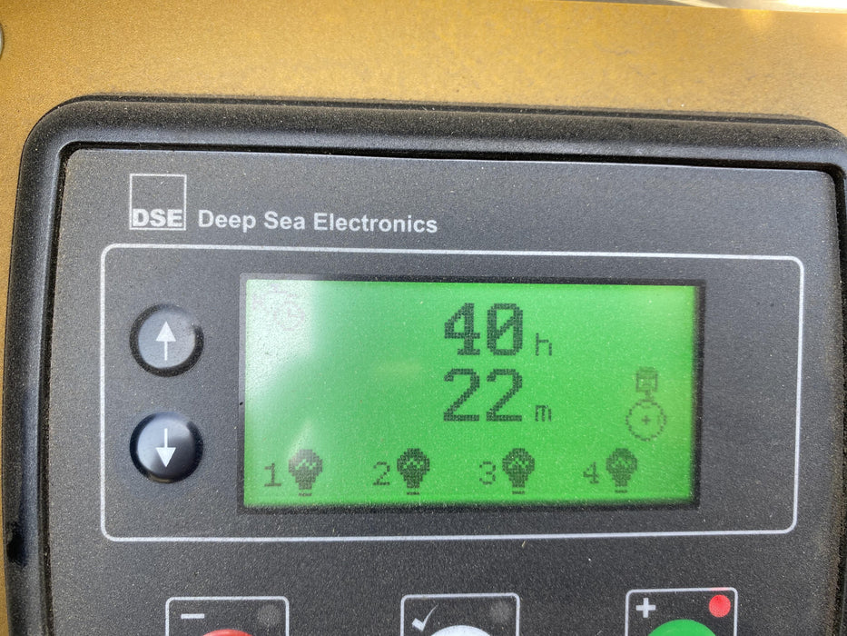 2022 Allmand NLV3GR (4) LED Light Fixture 350W, 23' Vertical Mast, 3kW Prime, Towable, Deep Sea L401, Leveling Jacks, Yanmar T4F 5.8hp