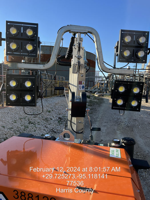 2024 Wanco WLTT-4MM4K Diesel, Deep Sea Controller, Shore Power Plug, Auto Start, (4) 350W LED Floodlights, 4kW Generator, 60 Gal Fuel Tank, 2" Ball, T3