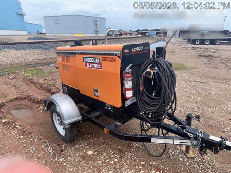 2022 Lincoln Electric LE400 Kubota V1505, Trlr, Cable Rack, Light Kit, ES Decals, T3