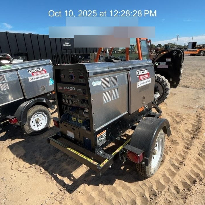 2024 Lincoln Electric LE400 Kubota V1505, Trlr, Cable Rack, Light Kit, ES Decals, T3