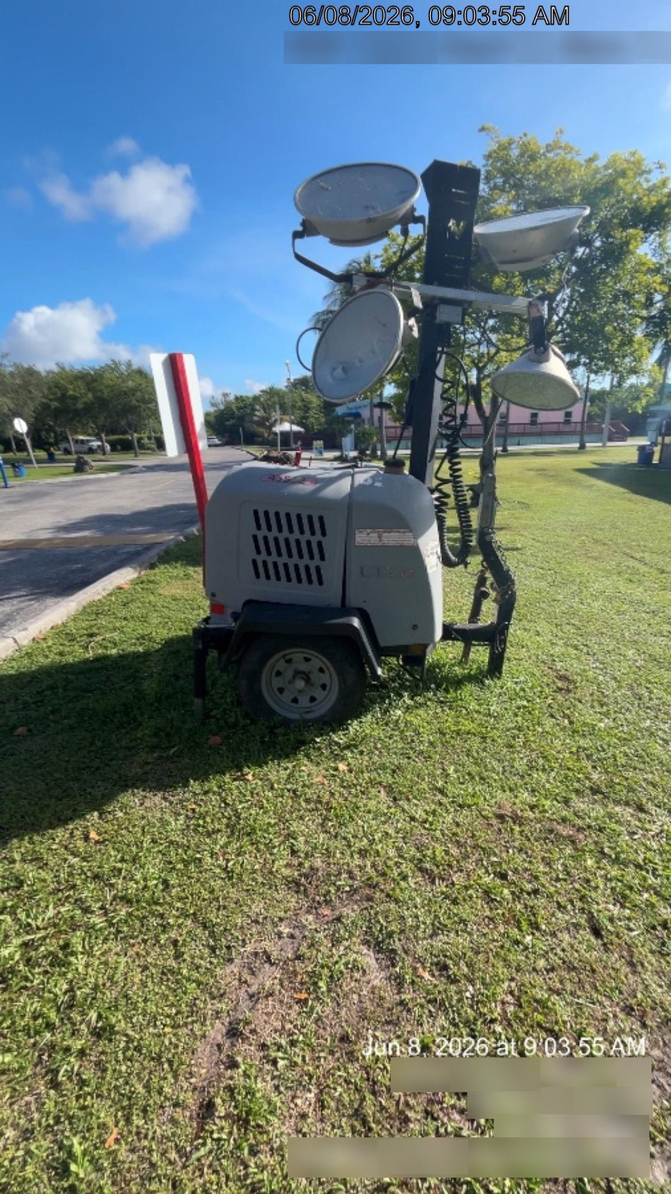 2019 Wacker Neuson LTV6L-MH Wacker Neuson LTV6L Mobile Light Tower w/Fuel Level Sensor Installed
