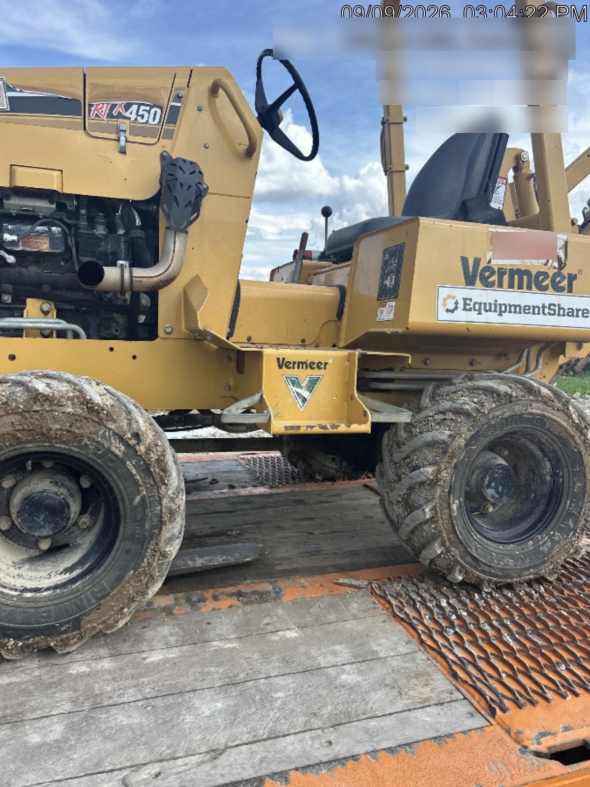 2019 VERMEER RTX450