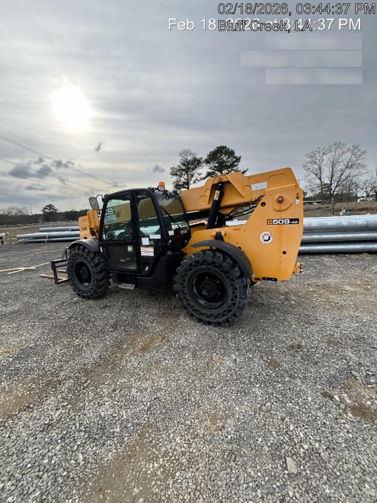 2020 JCB 509-42 Cab/Heat/Air, Solid Tires, Work Lights, Beacon, Aux Hydraulics, Back up Alarm, Lifting Eye, ES Decals