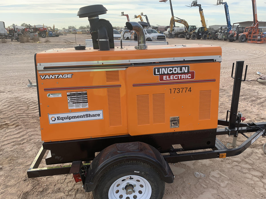 2021 Lincoln Electric Vantage 549X Ready Pak 3, ORANGE (includes trailer, cable rack, fender light kit)
