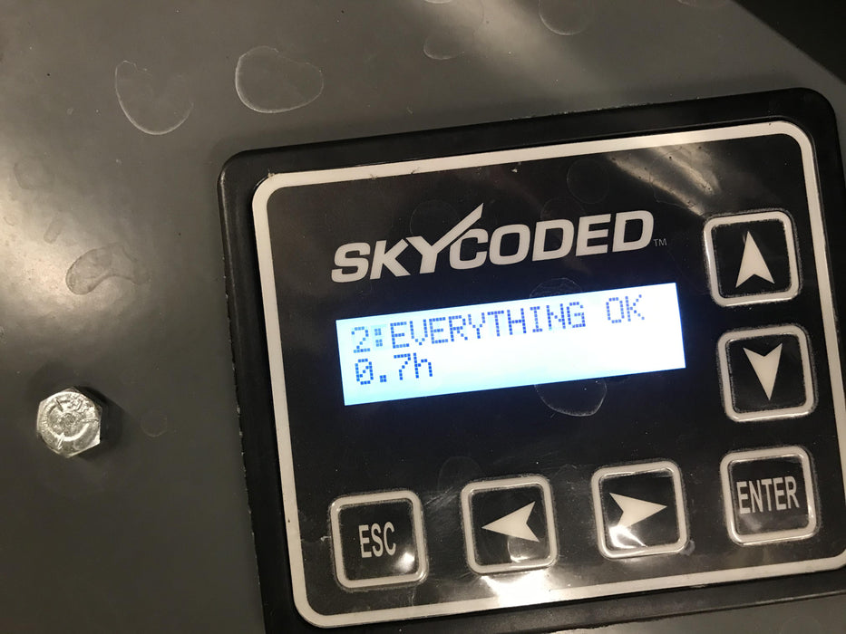 2020 Skyjack SJIII-3219 Solid NM Tires, Half height spring hinged entry gate, Dual Beacons, 800W Inverter