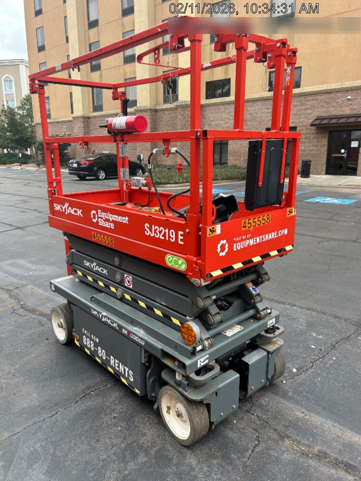 2024 Skyjack SJ3219 Electric Drive, Sld NM Tires, DBcns, RFRails, Power to Platform, T3 + Access Control