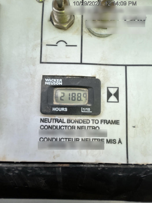 2019 Wacker Neuson LTV6L-MH Wacker Neuson LTV6L Mobile Light Tower w/Fuel Level Sensor Installed