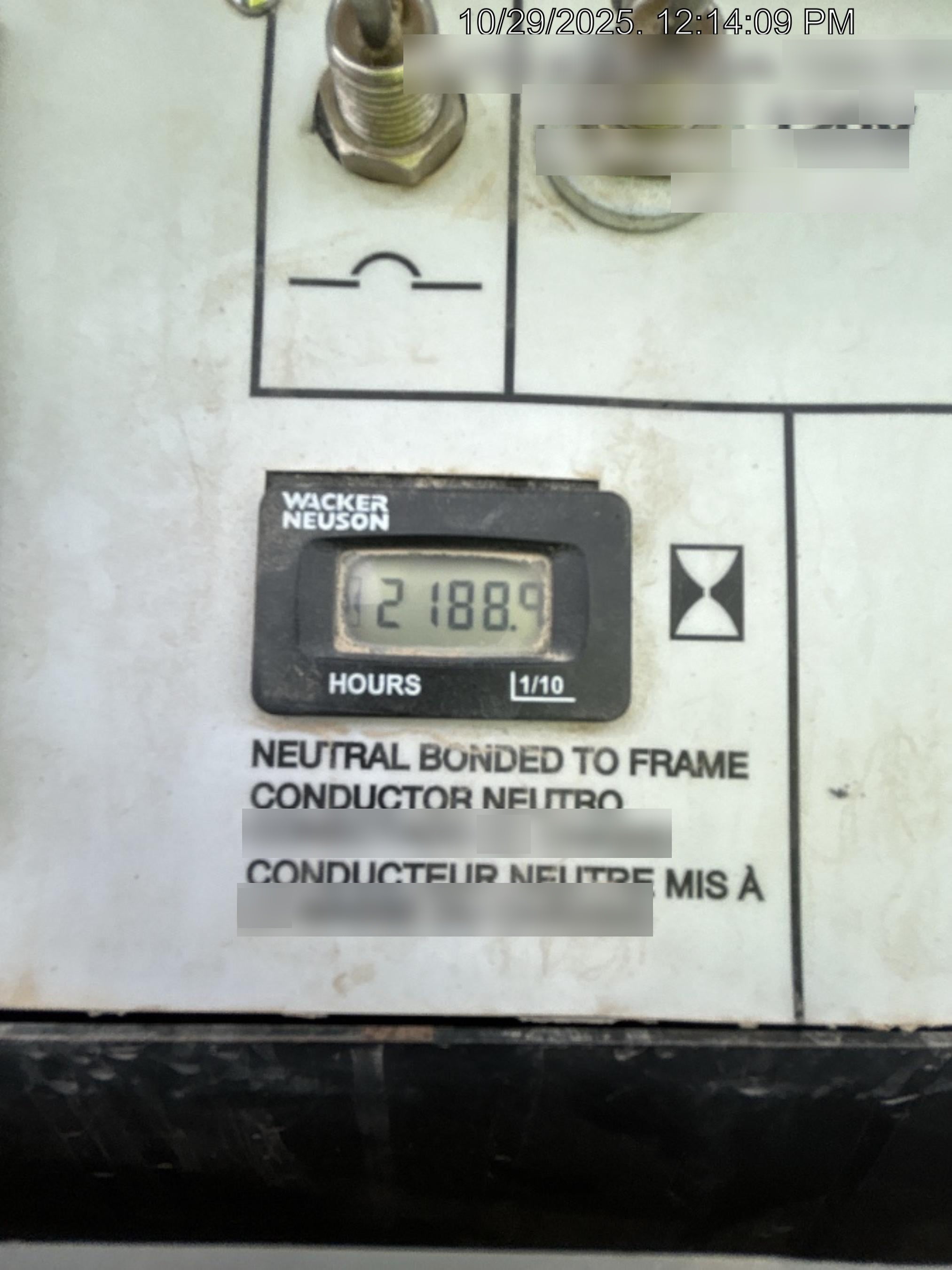 2019 Wacker Neuson LTV6L-MH Wacker Neuson LTV6L Mobile Light Tower w/Fuel Level Sensor Installed