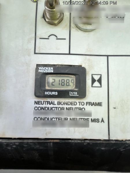 2019 Wacker Neuson LTV6L-MH Wacker Neuson LTV6L Mobile Light Tower w/Fuel Level Sensor Installed