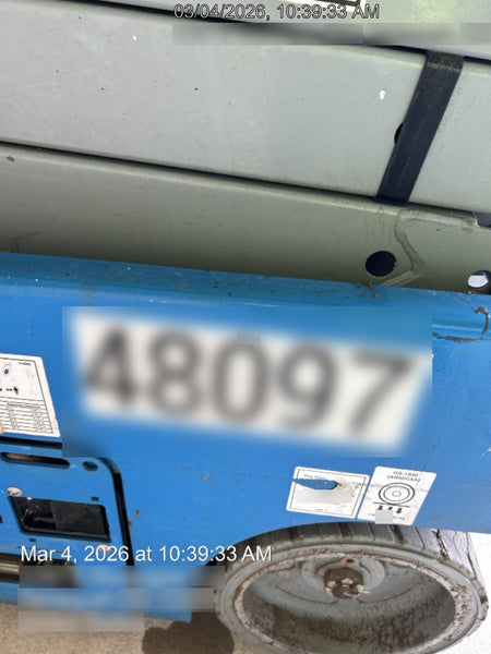 2019 Genie GS-1930 Fixed Rails with Chain Entry