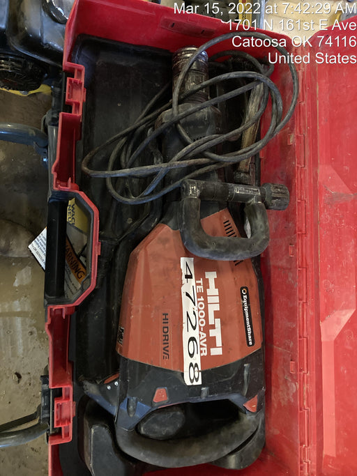 2019 HILTI TE 1000-AVR
