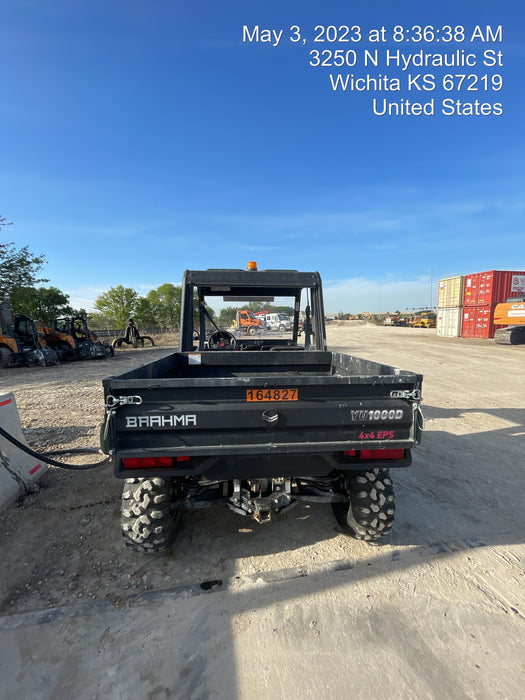 2021 Yanmar YU1000 Canopy, Steel Wheel, Poly WindShield, Beacon, Backup Alarm