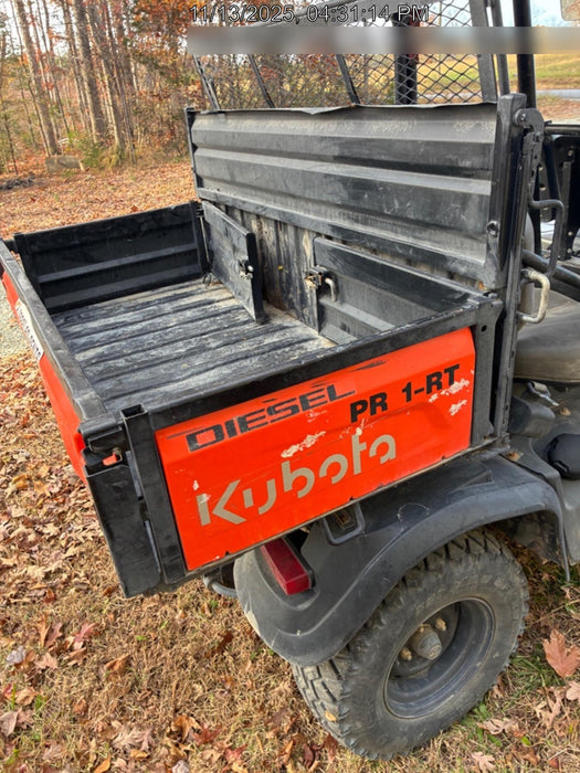 2021 Kubota RTV-X1140W-H Plastic Canopy, Windshield Acrylic Clear, LED Strobe Light, Wire Harness Kit, Back up Alarm
