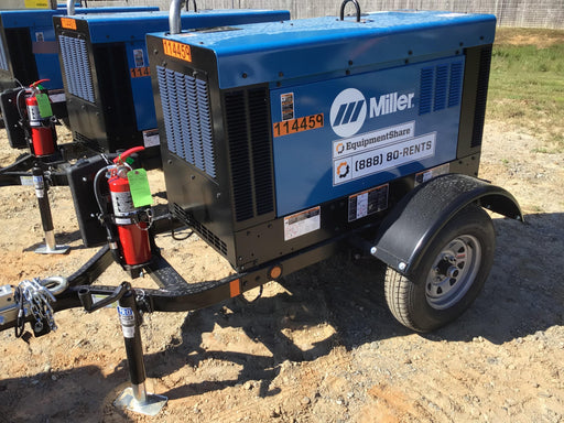 2020 Miller Electric BIG BLUE 400 Trailer Mounted Welder