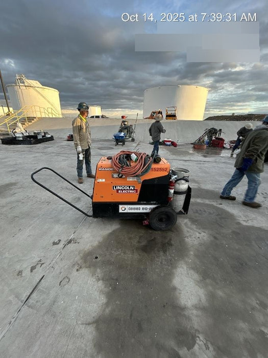 2021 Lincoln Electric Ranger 305 LPG LPG One-Pak (includes undercarriage, tank holder & tank strap) ORANGE