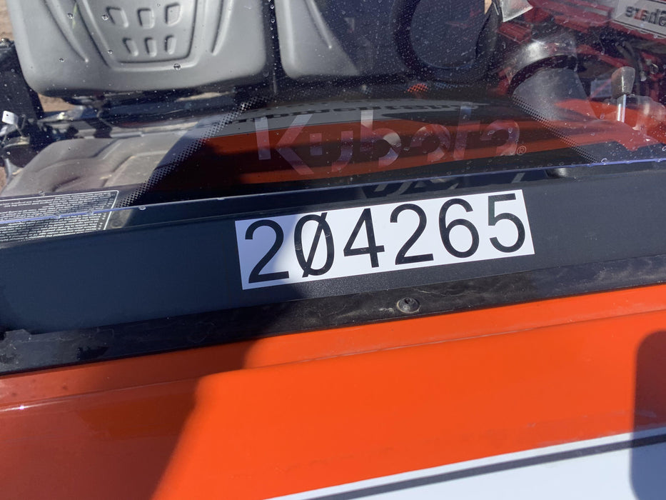 2022 Kubota RTV-X1140W-H Plastic Canopy, Windshield Acrylic Clear, LED Strobe Light, Wire Harness Kit, Back up Alarm