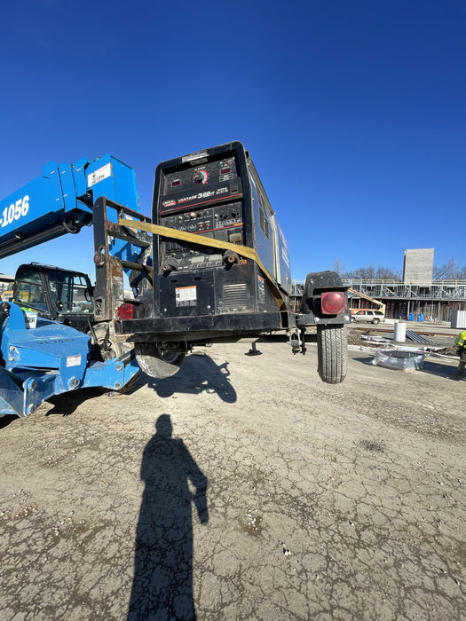 2019 Lincoln Electric Vantage 322 Ready-Pak 3, Two Wheel Trailer, Fender and Light Kit, Cable Rack