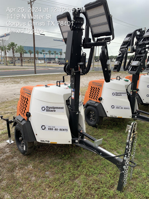 2023 Generac MLT2 Diesel, Flex Switch 120V Input, Powerzone Controller, 
(4) 320W LED Lights, 4kW Generator, 39.9 Gal Fuel Tank, 2" Ball, T3