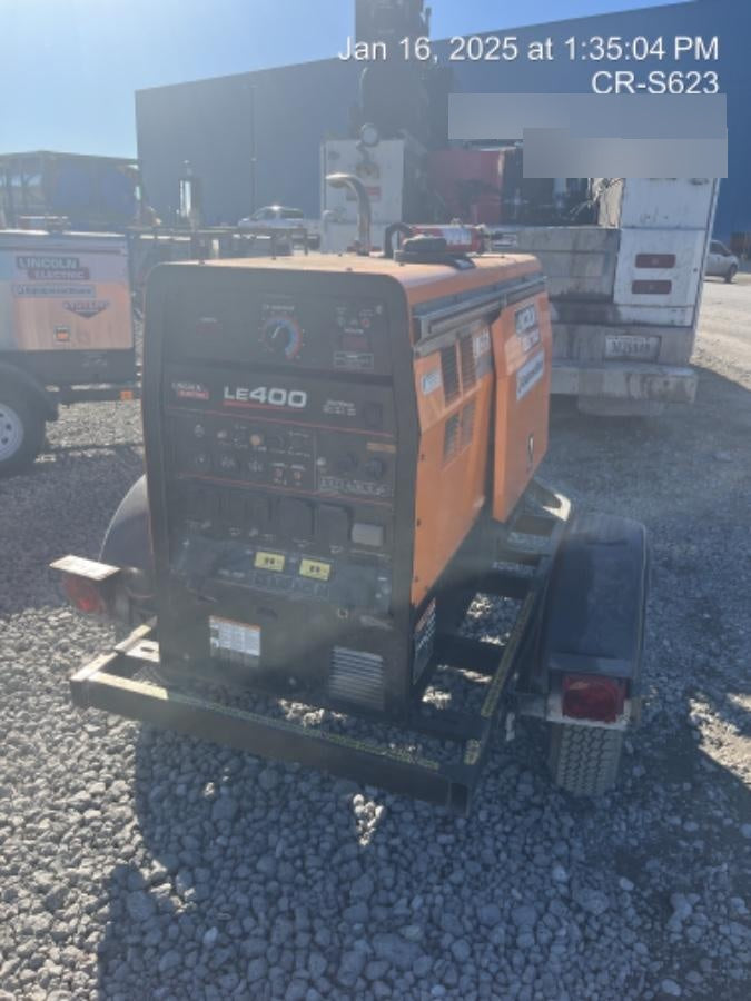 2022 Lincoln Electric LE400 Kubota V1505, Trlr, Cable Rack, Light Kit, ES Decals, T3