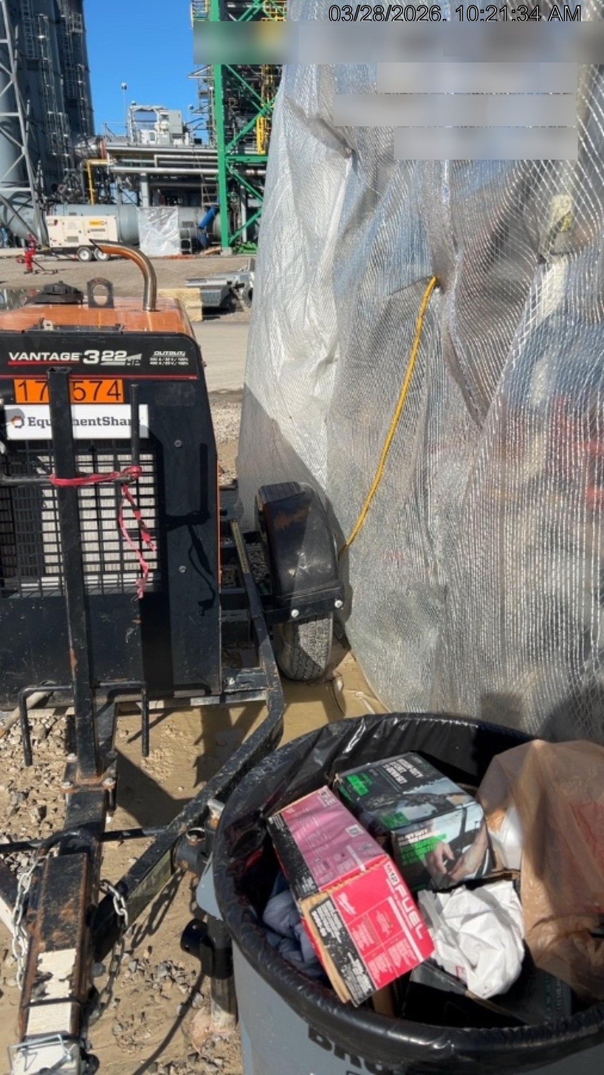 2021 Lincoln Electric Vantage 322 Vantage 322 Ready Pak 3 w/ Decals, ORANGE (includes trailer, cable rack, fender light kit) NO Telematics