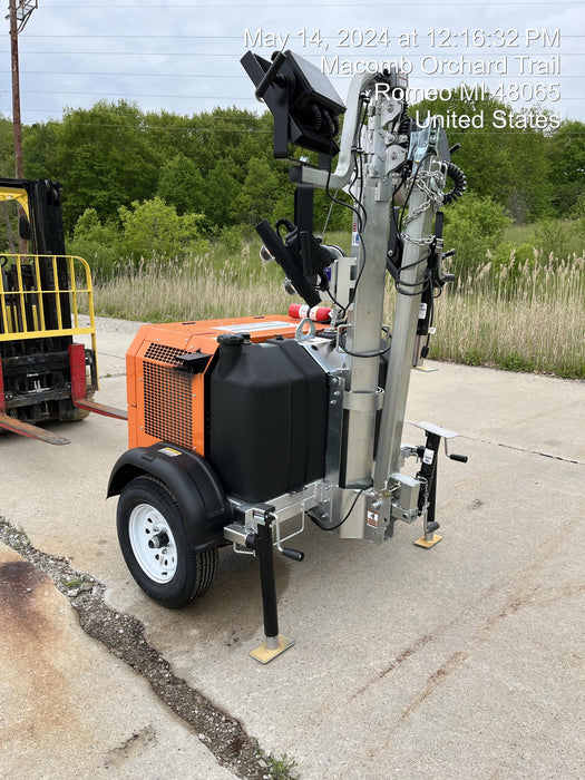 2024 Wanco WLTT-4MM4K Diesel, Deep Sea Controller, Shore Power Plug, Auto Start, (4) 350W LED Floodlights, 4kW Generator, 60 Gal Fuel Tank, 2" Ball, T3