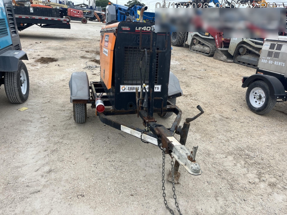 2022 Lincoln Electric LE400 Kubota V1505, Trlr, Cable Rack, Light Kit, ES Decals, T3
