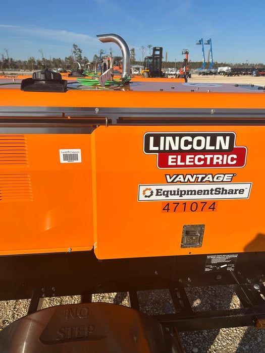 2024 Lincoln Electric Vantage 322 Welder Ready-Pak 3, Two wheel trailer, Fender and Light kit, Cable Rack, Orange