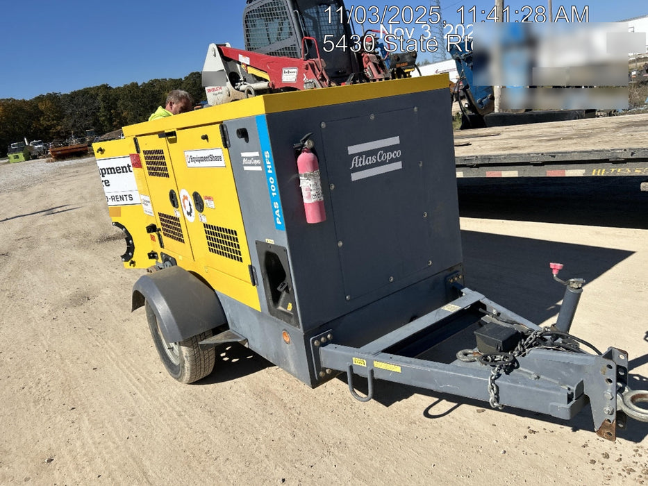 2020 ATLAS COPCO PAS 100 HF CS Enclosed