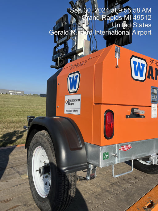 2024 Wanco WLTT-4MM4K Diesel, Deep Sea Controller, Shore Power Plug, Auto Start, (4) 350W LED Floodlights, 4kW Generator, 60 Gal Fuel Tank, 2" Ball, T3