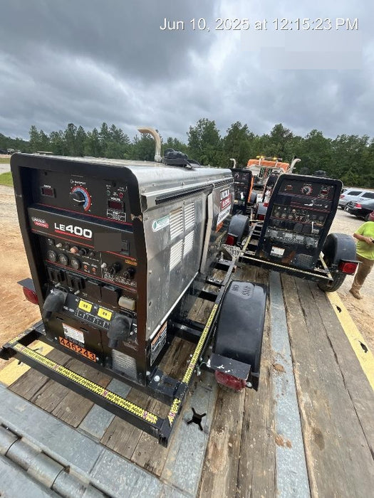 2024 Lincoln Electric LE400 Kubota V1505, Trlr, Cable Rack, Light Kit, ES Decals, T3