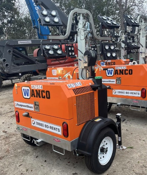 2024 Wanco WLTT-4MM4K Diesel, Deep Sea Controller, Shore Power Plug, Auto Start, (4) 350W LED Floodlights, 4kW Generator, 60 Gal Fuel Tank, 2" Ball, T3