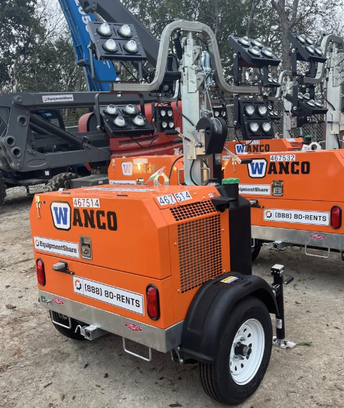 2024 Wanco WLTT-4MM4K Diesel, Deep Sea Controller, Shore Power Plug, Auto Start, (4) 350W LED Floodlights, 4kW Generator, 60 Gal Fuel Tank, 2" Ball, T3