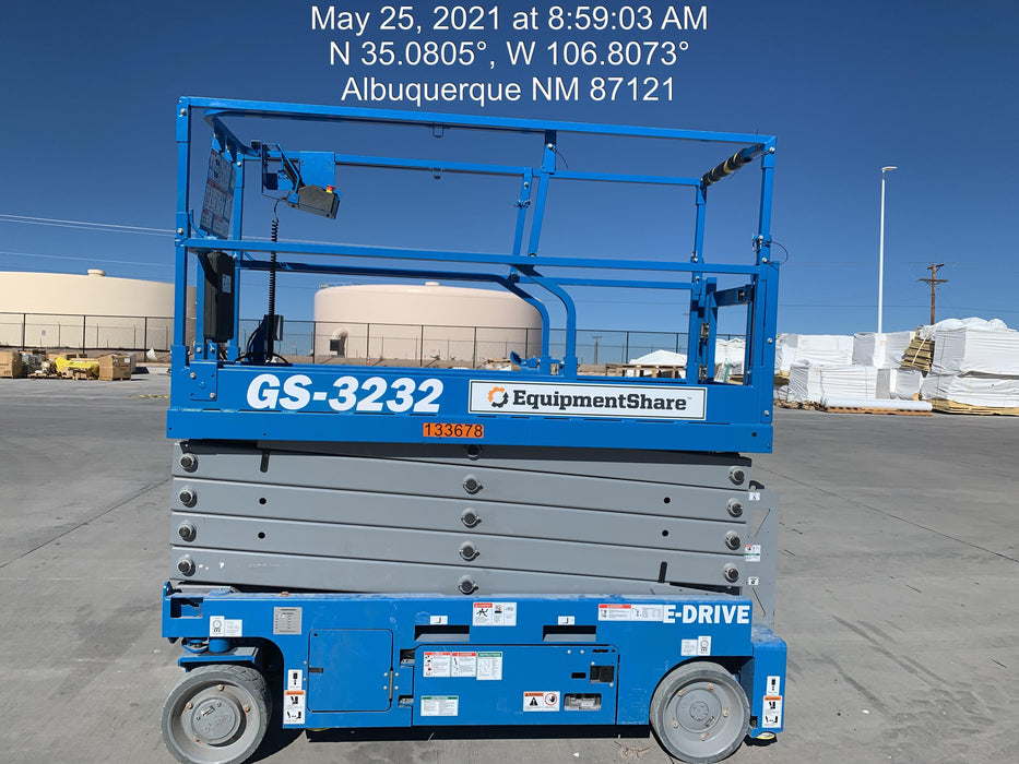 2021 Genie GS-3232 Electric Drive, NM Sld Tires, Bcn, EST
