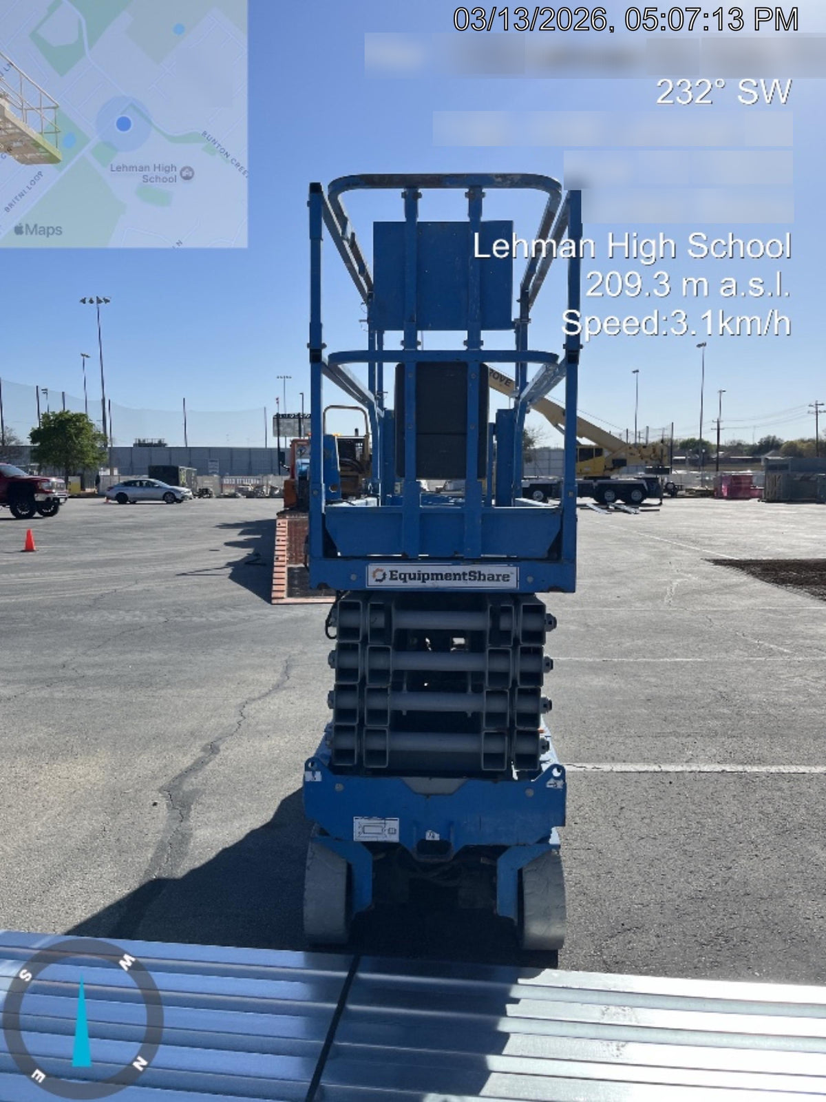 2018 Genie GS-3232 Genie GS3232 Lift w/Folding Rails and Swing Gate