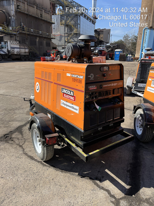 2021 Lincoln Electric Vantage 549X Ready Pak 3, ORANGE (includes trailer, cable rack, fender light kit)
