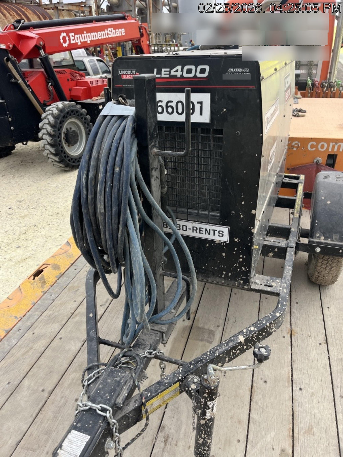 2024 Lincoln Electric LE400 Kubota V1505, Trlr, Cable Rack, Light Kit, ES Decals, T3
