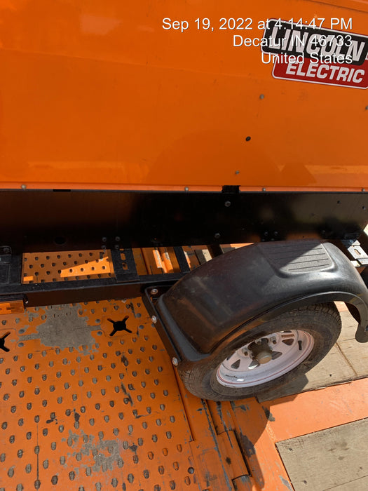 2021 Lincoln Electric Vantage 322 Vantage 322 Ready Pak 3 w/ Decals, ORANGE (includes trailer, cable rack, fender light kit) NO Telematics