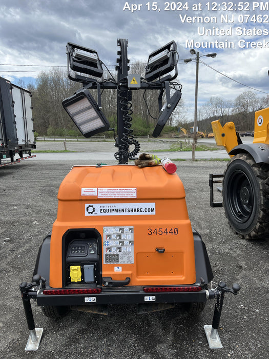 2023 Generac MLT2 Diesel, Flex Switch 120V Input, Powerzone Controller, (4) 320W LED Lights, 4kW Generator, 39.9 Gal Fuel Tank, 2" Ball, T3