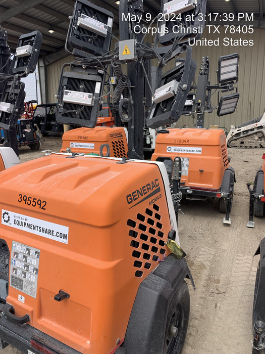 2024 Generac MLT2 Diesel, Flex Switch 120V Input, Powerzone Controller, 
(4) 320W LED Lights, 4kW Generator, 39.9 Gal Fuel Tank, 2" Ball, T3