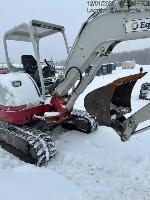 2019 Takeuchi TB240 Takeuchi TB240 Canopy w/Rubber Tracks, Auxiliary Hydraulics, Manual QC, Hydraulic Thumb, 12/18/24" Buckets