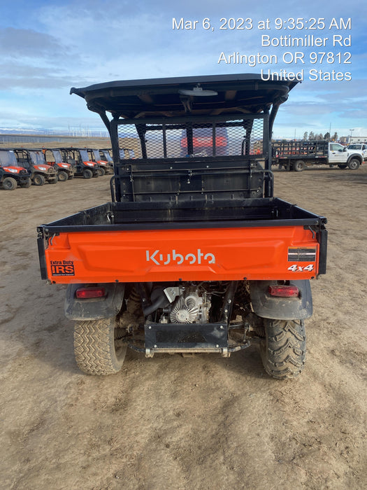 Kubota RTV-X1140W-H Plastic Canopy, Windshield Acrylic Clear, LED Strobe Light, Wire Harness Kit, Back up Alarm