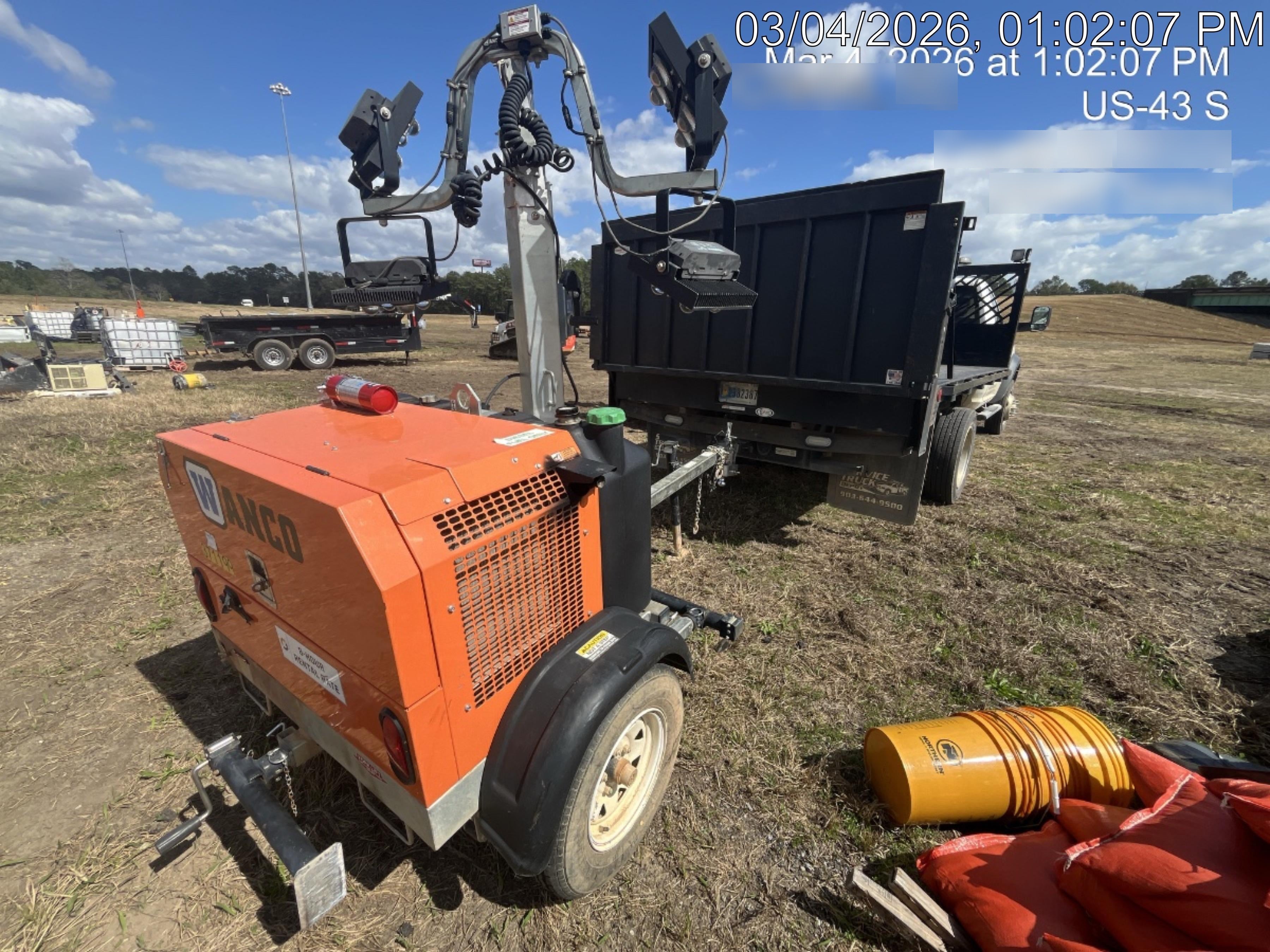 2023 Wanco WLTT-4MM4K Diesel, Deep Sea Controller, Shore Power Plug, Auto Start, (4) 350W LED Floodlights, 4kW Generator, 60 Gal Fuel Tank, 2" Ball, T3