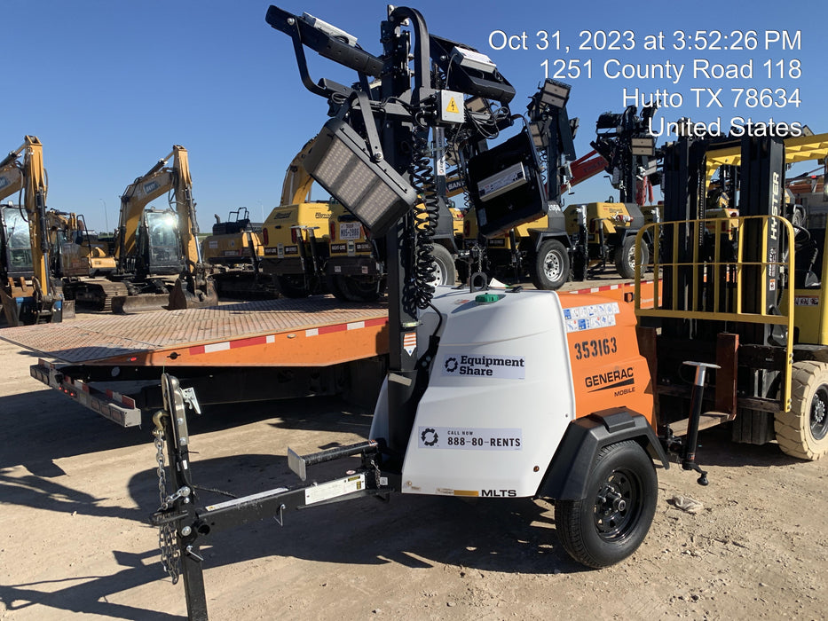 2023 Generac MLT2 Diesel, Flex Switch 120V Input, Powerzone Controller, (4) 320W LED Lights, 4kW Generator, 39.9 Gal Fuel Tank, 2" Ball, T3